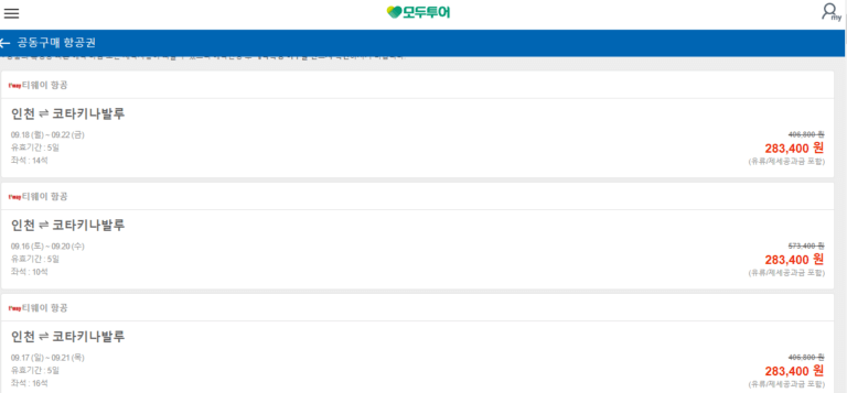 공동구매 항공권, 여행사 땡처리항공권 구매 | 비행기표 싸게 사는방법