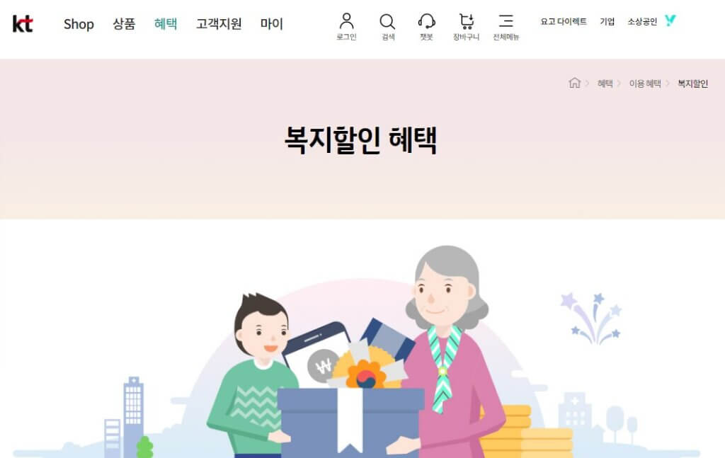 이동 통신 요금 감면 통신비 복지 서비스│대상자, 조건, KT,SKT,LG 할인 혜택, 신청 방법